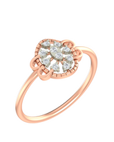 18K Gold & Diamond Ring For Women KRB10096-A